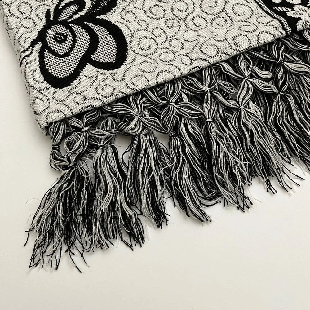 Butterfly Black & White‎ Table Runner, Black Table Runners, Butterfly Wall Y10